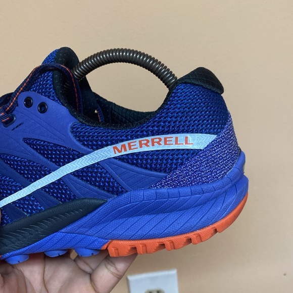 Merrell Women's All Out Charge Unifly Trail Running Sneakers “Purple Orange - Picture 16 of 17